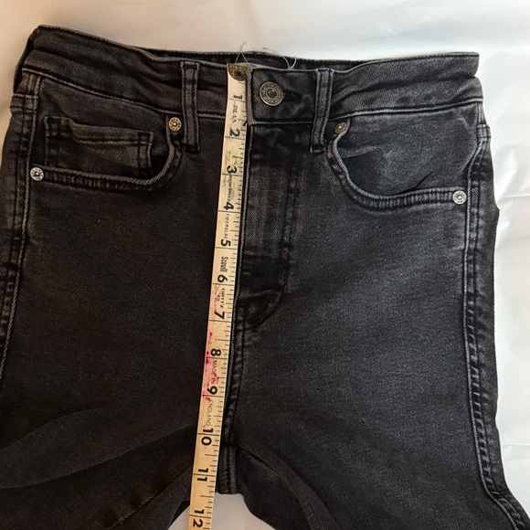 Free People Black Skinny Jeans Stretchy Denim - Picture 4 of 5